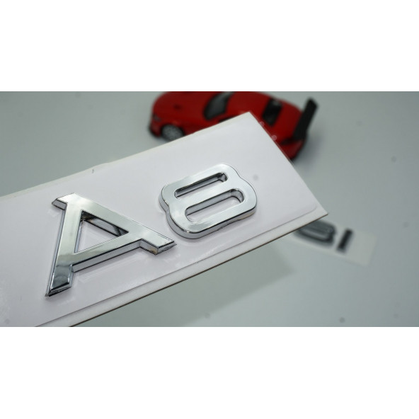 Audi A8 30 TFSi Krom ABS 3M 3D Bagaj Yazı Logo Orjinal Ürün ürün görseli 1