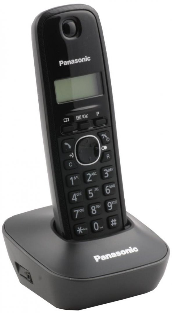 Panasonic KX-TG1611 Siyah Telsiz Dect Telefon 50 Rehber ürün görseli 1