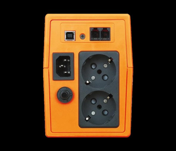 Makelsan Lion X 650 VA Line Interactive Ups 1-7Ah Akü - Resim 2