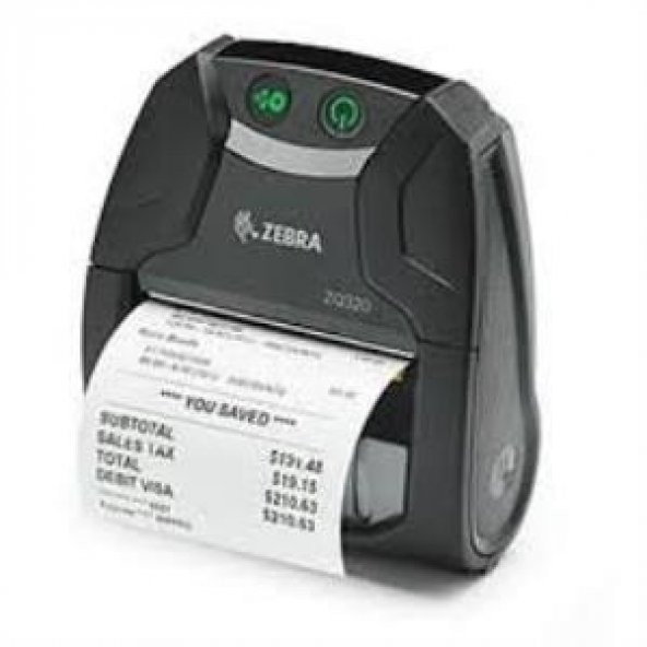 Zebra ZQ320 Mobil Etiket ve Fiş Yazıcı Bluetooth 3" 203 Dpı IP54. (iMZ320 Yerine) Şarj Kablosu Dahil ürün görseli 1