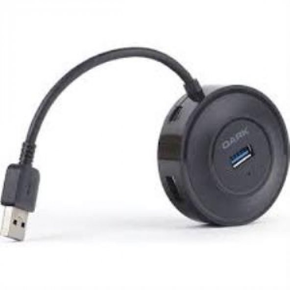 Dark DK-AC-USB344 4 Port USB 3.0 USB Hub Siyah ürün görseli 1