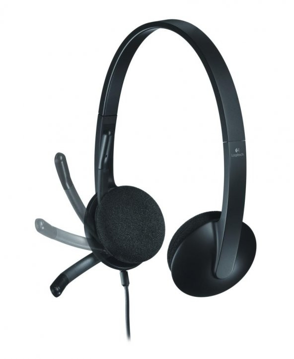 Logitech 981-000475 H340 Siyah Usb Mikrofonlu Kulaküstü Kulaklık ürün görseli 1