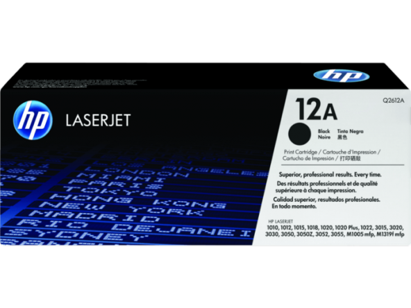 HP 12A Black Siyah 2.000 Sayfa Toner Q2612A ürün görseli 1