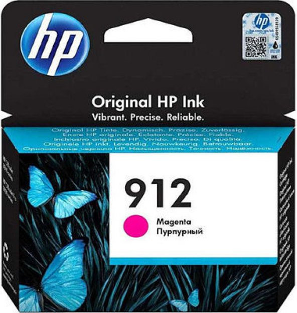 HP 912 Magenta Kırmızı Kartuş 3YL78A ürün görseli 1