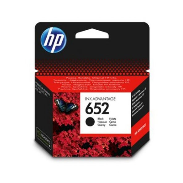HP 652 Black Siyah Kartuş F6V25AE ürün görseli 1