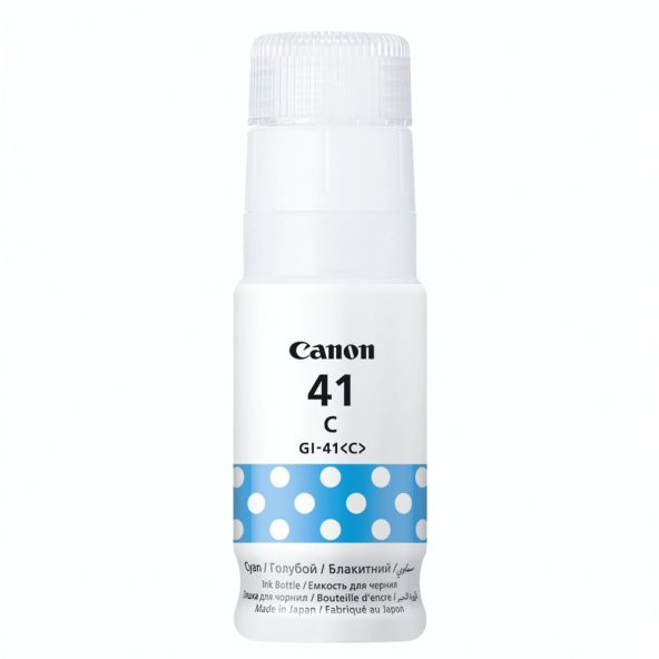 Canon GI-41C Cyan Mavi Şişe Mürekkep G2420-G3420 ürün görseli 1