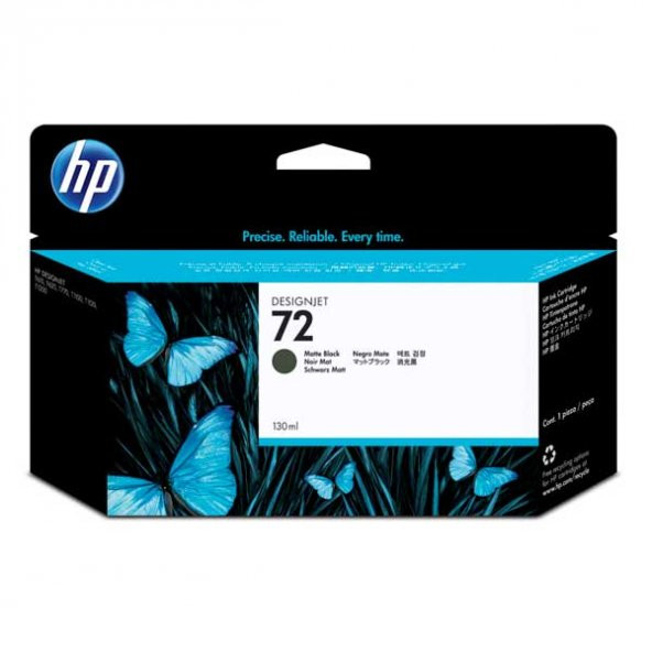HP 72 Matte Black Mat Siyah 130ML Plotter Kartuşu C9403A ürün görseli 1