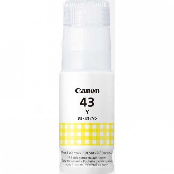 Canon GI-43Y Yellow Sarı Şişe Mürekkep G540-G640 ürün görseli 1