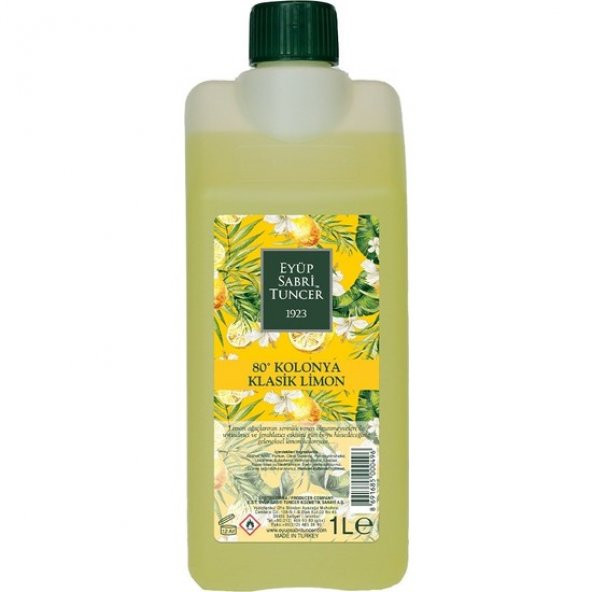 Eyüp Sabri Tuncer 1lt Pet  Limon Kolonyası ürün görseli 1