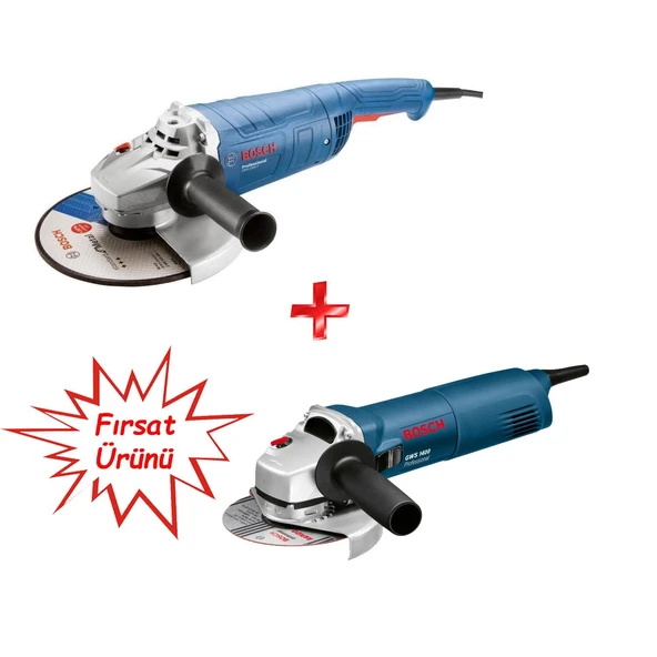 Bosch Gws 22-230 P + Gws 1400 Taşlama Seti ürün görseli 1