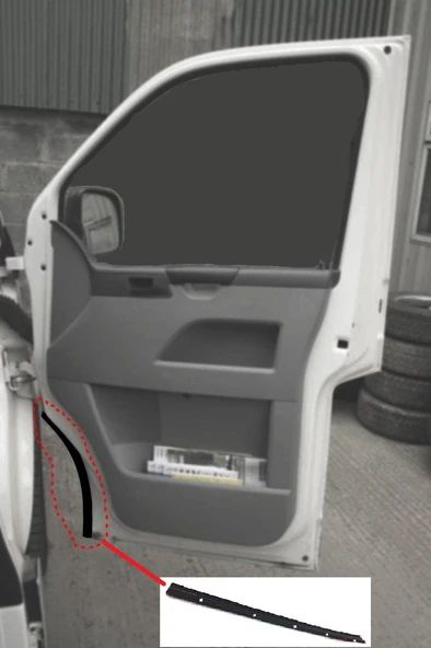 TRANSPORTER T5 T6 ÖN KAPI ALT FİTİLİ SAĞ-SOL TAKIM ürün görseli 1
