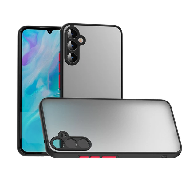 Galaxy A34 Kılıf Zore Hux Düğme ve Kapak Zıt Renk Kılıf ürün görseli 1
