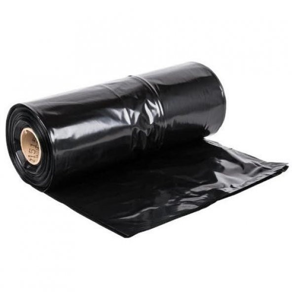 GNR Endüstriyel Battal Çöp Torbası Poşeti - 2 Kat - Siyah - 300 Gr. - 75x90 Cm. -10 Adetlik 1 Rulo ürün görseli 1