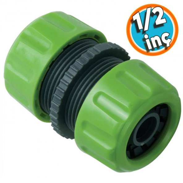 Hortum Bağlantı Ekleme Aparatı Eki Bahçe Sulama Patlak Kesik Yırtık Tamir Adaptörü1/2" ürün görseli 1