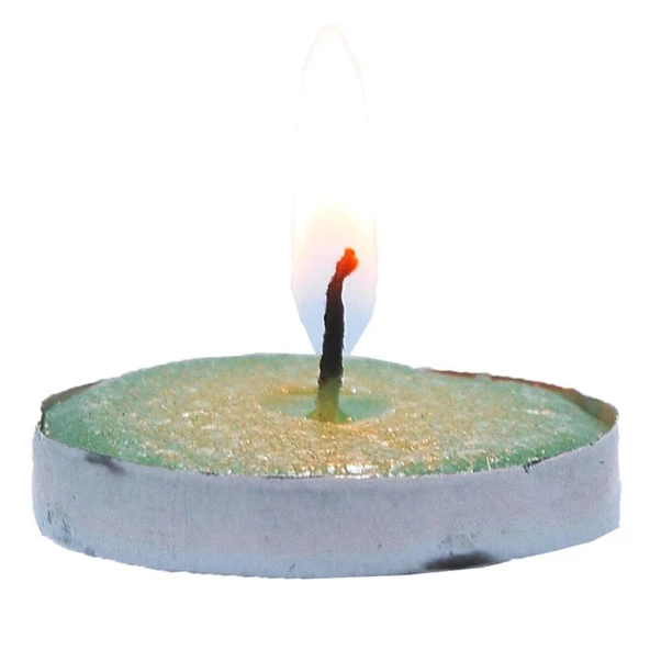 KSmart Tea Lights Yeşil Mum 5 Adet - Resim 5