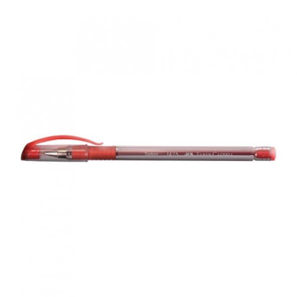 Faber Castell 1425 Kırmızı İğne Uçlu Tükenmez Kalem 10 Lu Kutu ürün görseli 1