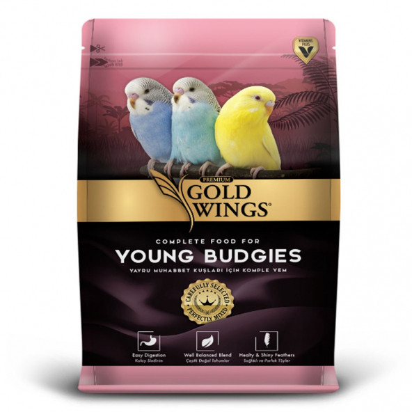 Gold Wings Premium Yavru Muhabbet Yemi 1Kg ürün görseli 1