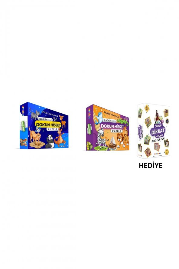 Öğretici Ve Eğitici Puzzle Set Hediyeli ürün görseli 1