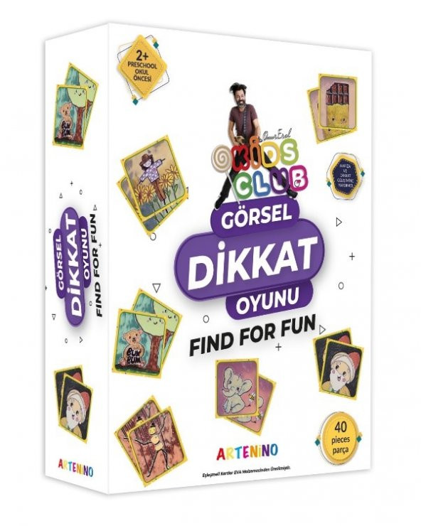 Onur Erol Kids Clup Görsel Dikkat Oyunu ürün görseli 1