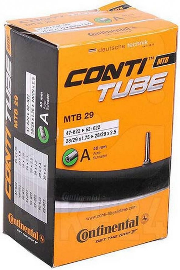 Continental 28/29x1.75-2.50 İç Lastik Kalın Sibop AV40 0182171 ürün görseli 1