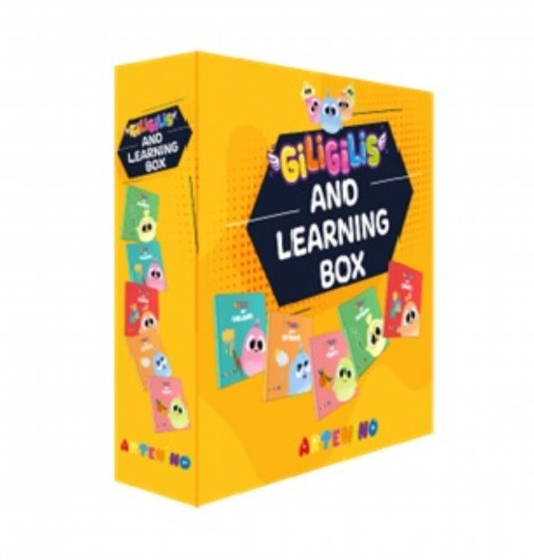 Giligilis and Learning Box - İngilizce Eğitici Mini Karton Kitap Set ürün görseli 1
