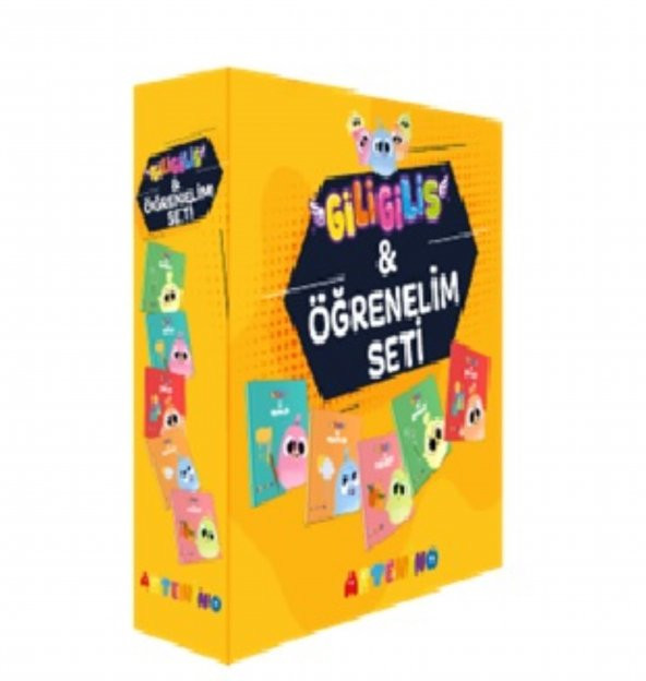 Giligilis ile Öğrenelim Seti - Eğitici Mini Karton Kitap ürün görseli 1