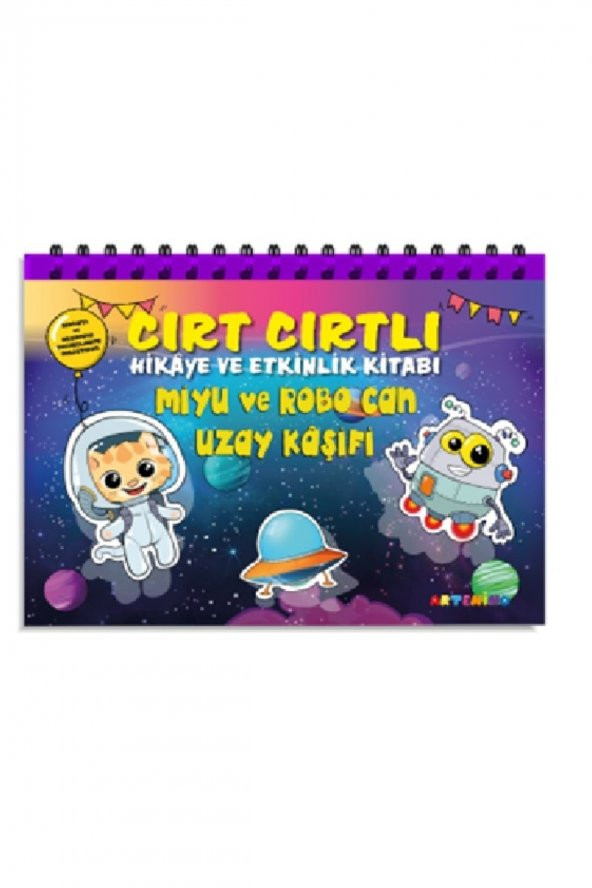 Cırt Cırtlı Hikaye Kitabı - Miyu Ve Robo Can Uzay Kaşifi ürün görseli 1