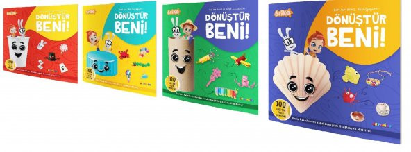 Briko Dönüştür Beni 4 lü Kitap Set ürün görseli 1