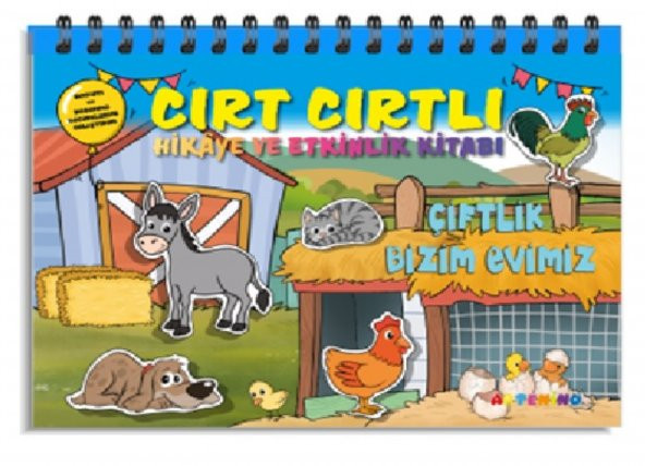 Cırt Cırtlı Hikaye Hikaye Kitabı- Çiftlik Bizim Evimiz ürün görseli 1