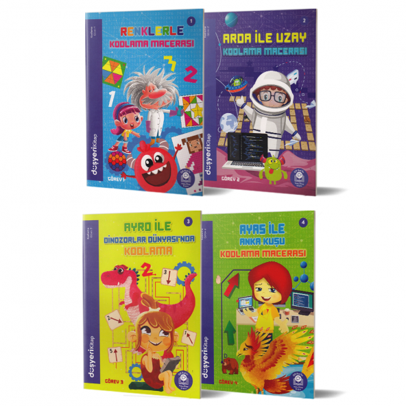 Kodlama Macerası Serisi 4 Kitap Set ürün görseli 1