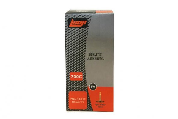 Loop  700x18/25c İnce Sibop Bisiklet İç Lastiği 60mm FV ürün görseli 1