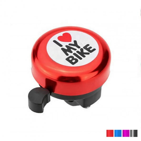 Impact Bisiklet Zili I Love My Bike Farklı Renklerde  ZIL-137 ürün görseli 1