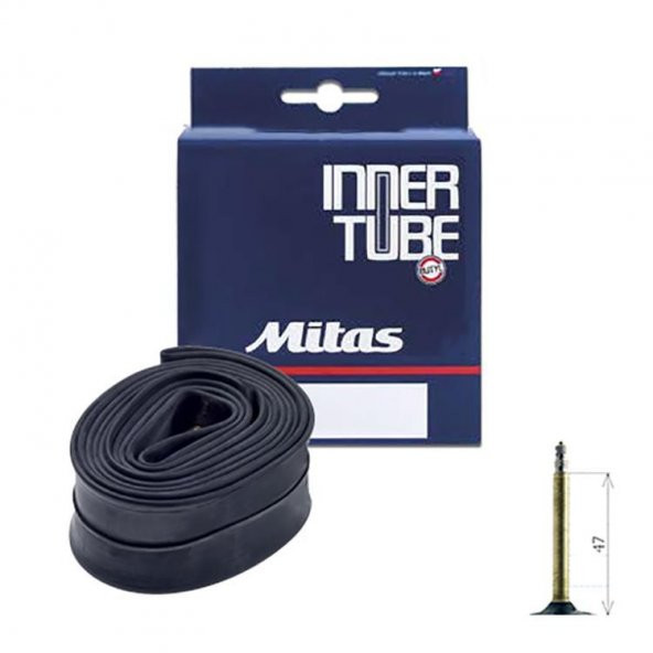 Mitas 28/29x1.75/2.45 Fv47 İnce Sibop Bisiklet İç Lastiği LSI-509 ürün görseli 1