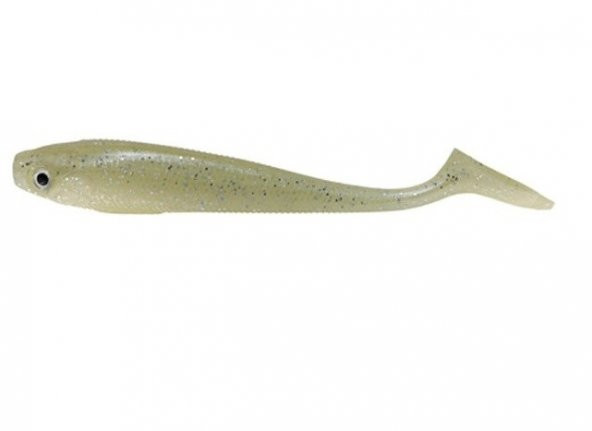 Fujin Duck Tail 9cm Silikon Balık Pearl White ürün görseli 1