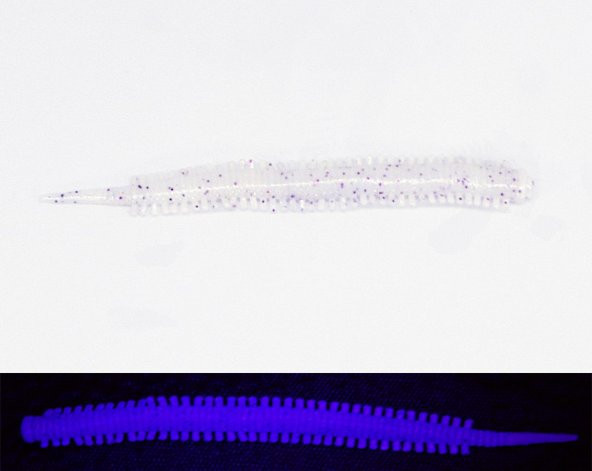 Fujin Yummy Sandworm 7cm Lrf Silikonu Pearl Whıte Glow ürün görseli 1