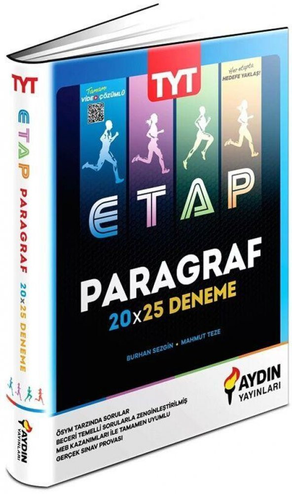 TYT Paragraf ETAP 20 x 25 Deneme Aydın Yayınları ürün görseli 1
