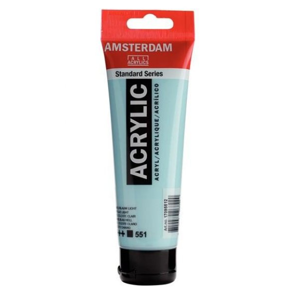Amsterdam Akrilik Boya 120ml Tüp BLUE LIGHT 551 ürün görseli 1