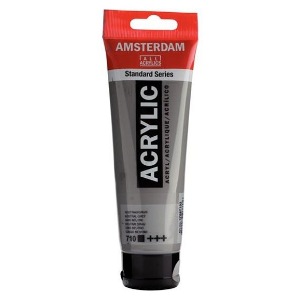 Amsterdam Akrilik Boya 120ml Tüp NEUTRAL GREY 710 ürün görseli 1
