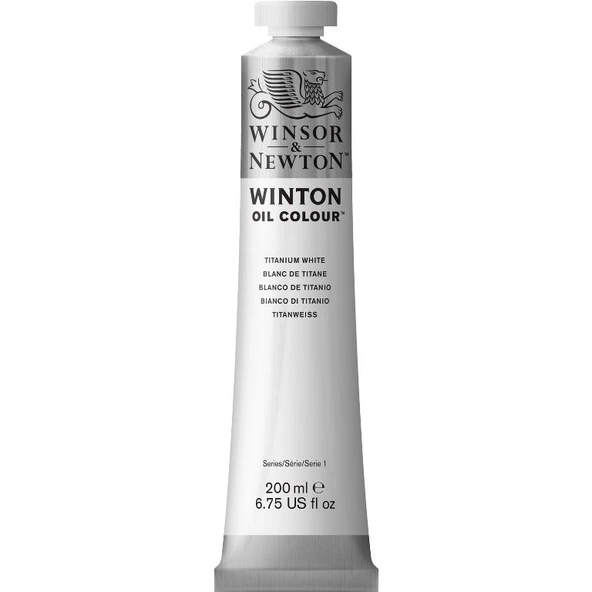 Winsor Newton Winton Yağlı Boya 200ml 644 Titanium White (40) ürün görseli 1