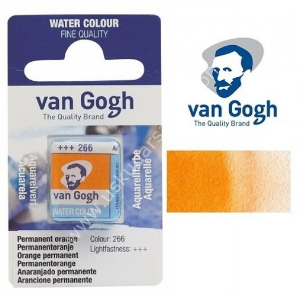 Talens Van Gogh Tablet Suluboya 1/2 Perm. Orange.- 266 ürün görseli 1