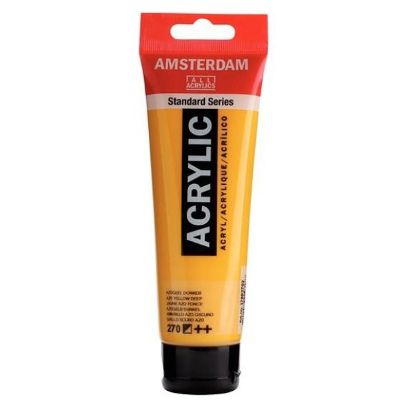 Amsterdam Akrilik Boya 120ml Tüp  AZO YELLOW DEEP 270 ürün görseli 1