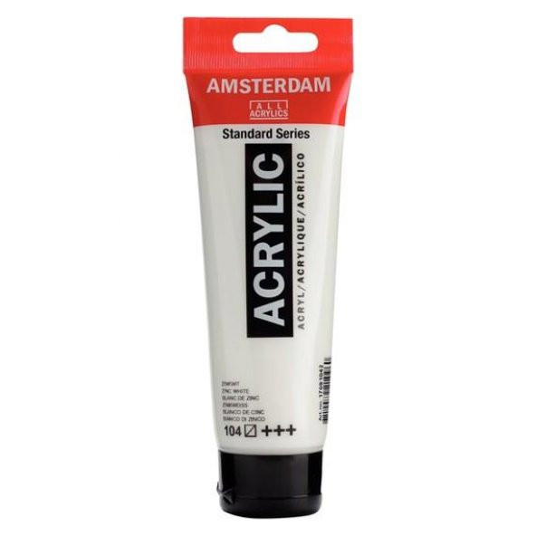 Amsterdam Akrilik Boya 120ml Tüp ZINC WHITE 104 ürün görseli 1