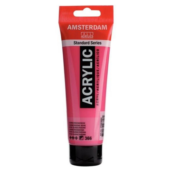 Amsterdam Akrilik Boya 120ml Tüp QUINACRIDONE ROSE 366 ürün görseli 1