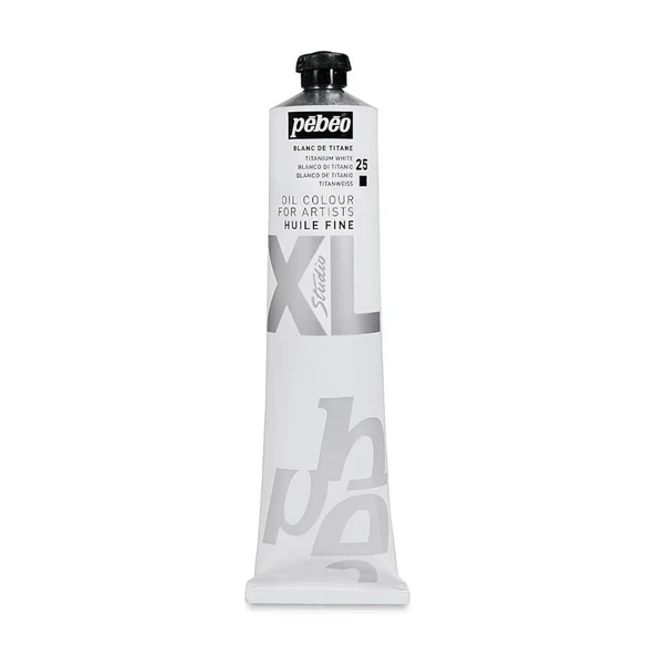 Pebeo Studio XL Fine Yağlı Boya 200 ml Titanium White 25 ürün görseli 1