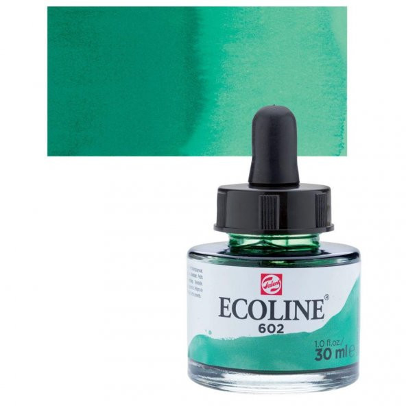 Talens Ecoline Sıvı Suluboya 30 ml. 602 Deep Green ürün görseli 1