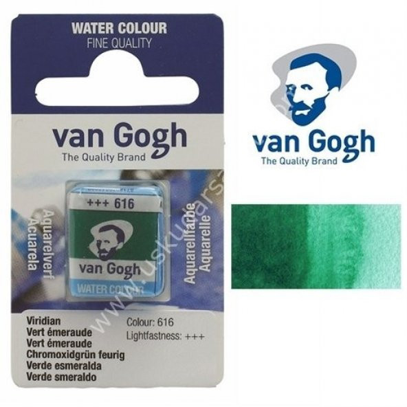 Talens Van Gogh Tablet Suluboya 1/2 Viridian- 616 ürün görseli 1