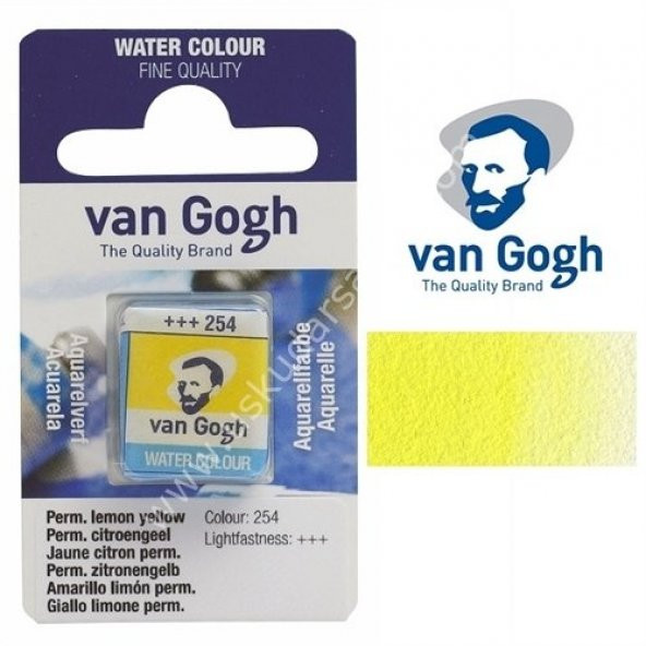Talens Van Gogh Tablet Suluboya 1/2 Perm.Lemon Yellow.- 254 ürün görseli 1