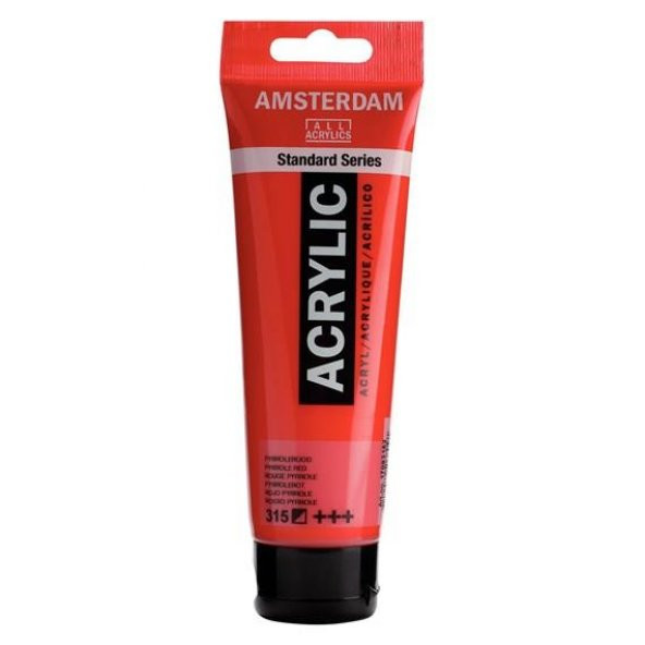 Amsterdam Akrilik Boya 120ml Tüp PYRROLE RED 315 ürün görseli 1