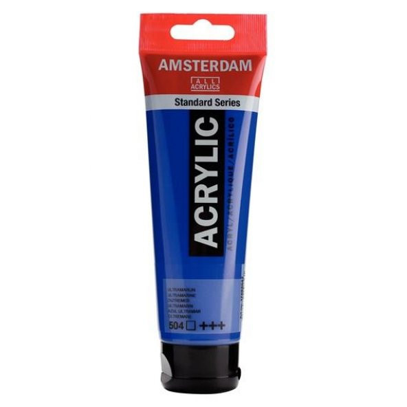 Amsterdam Akrilik Boya 120ml Tüp ULTRAMARINE 504 ürün görseli 1