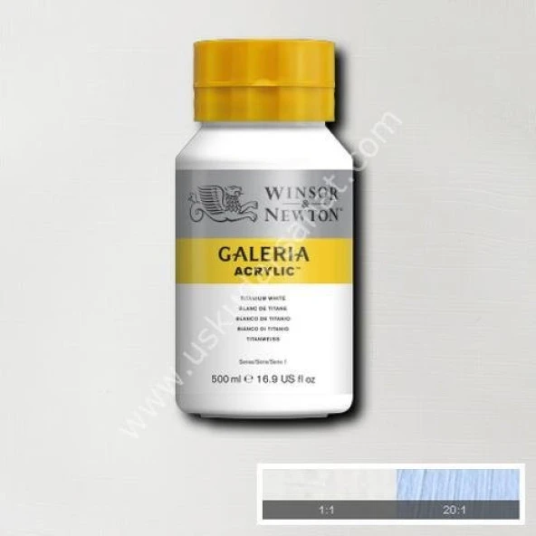 W.Newton Galeria Akrilik Boya 500ml 644 TITANIUM WHITE ürün görseli 1